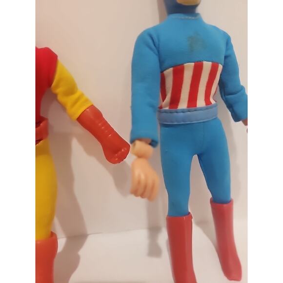 vintage mego action figures lot 1974 Hulk Ironman And Captain America. - Picture 4 of 16